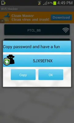 Wifi Hacker android App screenshot 0